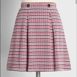 Mod Cloth Pleated Mini Skirt Size Large